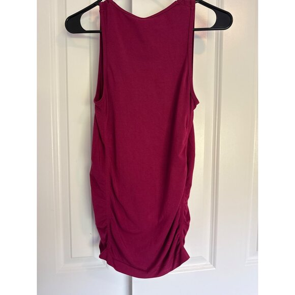 Fabletics size XS Kathie Seamless Ruched Tank Top Pink Purple - Picture 2 of 6